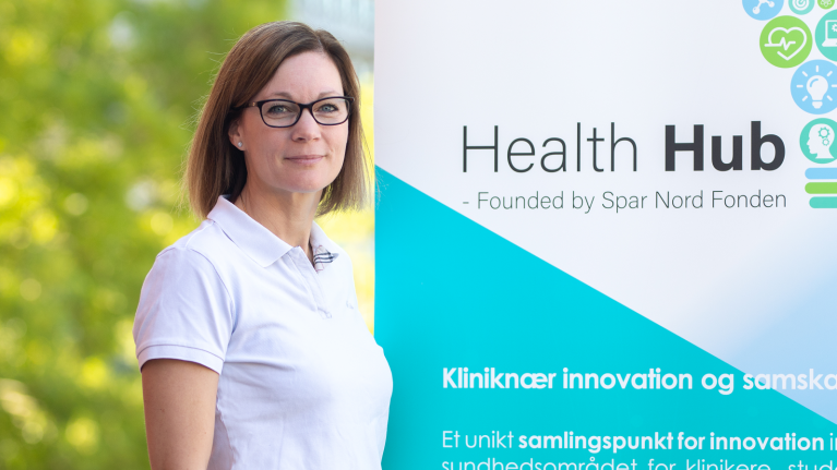 Innovationschef og leder af Idéklinikken, Jane Bjerregaard Rasmussen. (Foto: Line Bloch Klostergaard, Kommunikation)